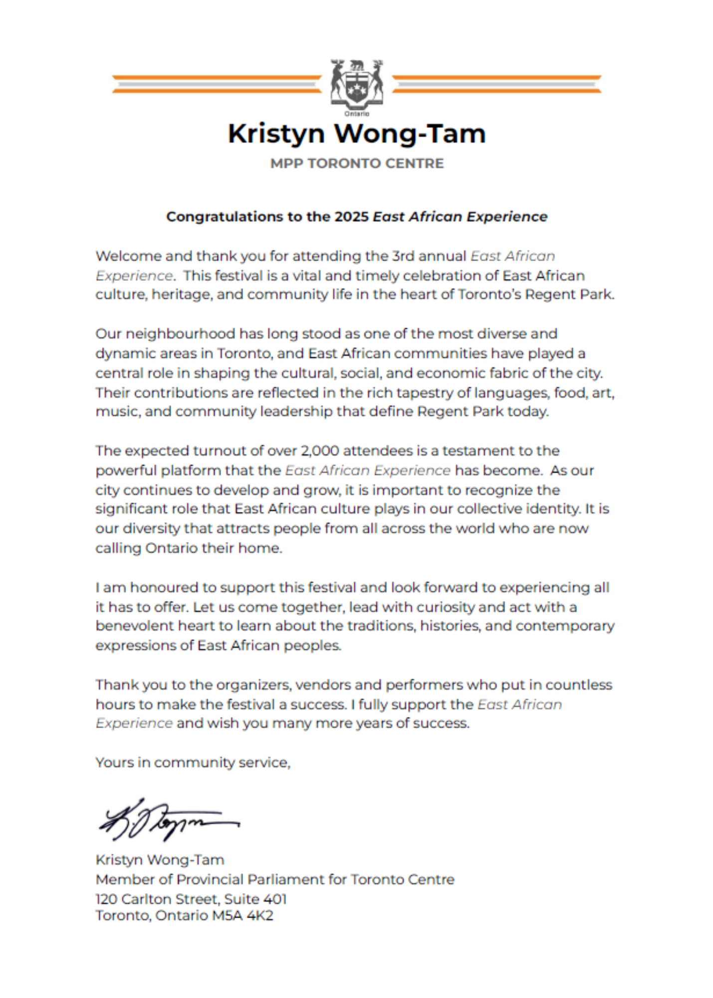 MPP Kristyn Wong-Tam